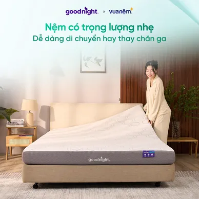 Nệm foam Goodnight Massage 2.0 (Hachi) giảm áp lực dày 15cm - Ảnh 5