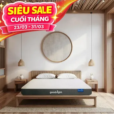 Nệm foam Goodnight Massage 2.0 (Hachi) giảm áp lực dày 15cm - Ảnh 2