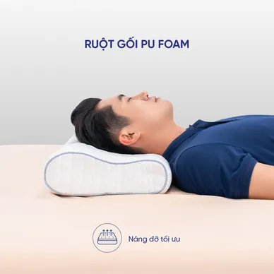 Gối foam Goodnight Nori 1.0 lượn sóng nâng đỡ cổ vai gáy - Ảnh 9