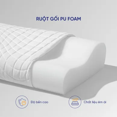 Gối foam Goodnight Nori 1.0 lượn sóng nâng đỡ cổ vai gáy - Ảnh 6