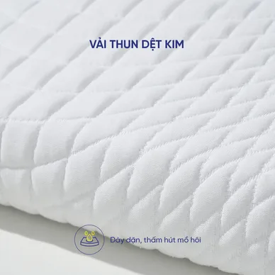 Gối foam Goodnight Nori 1.0 lượn sóng nâng đỡ cổ vai gáy - Ảnh 7