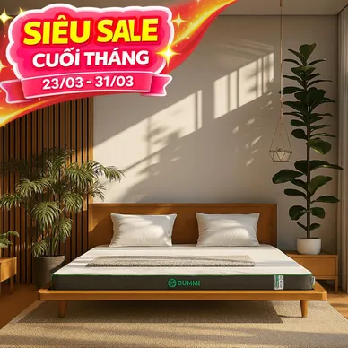 Nệm cao su thiên nhiên Gummi Premium detox giấc ngủ dày 10cm - Ảnh 2