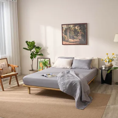 Bộ ga chun micro satin Amando Cozy 3 chi tiết - Ảnh 11