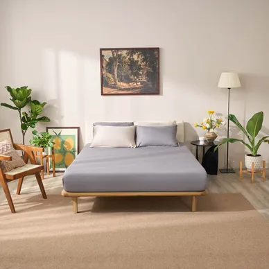 Bộ ga chun micro satin Amando Cozy 3 chi tiết - Ảnh 10