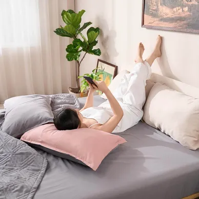 Bộ ga chun micro satin Amando Cozy 3 chi tiết - Ảnh 15