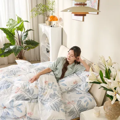 Bộ ga chun sợi gỗ thiên nhiên tencel Amando Aleena 5 chi tiết - Ảnh 18