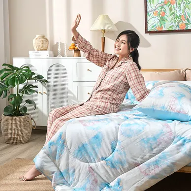 Bộ ga chun sợi gỗ thiên nhiên tencel Amando Aleena 5 chi tiết - Ảnh 30