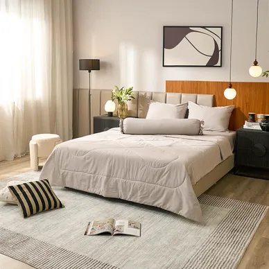 Bộ ga chun sợi gỗ thiên nhiên tencel Amando Aleena 5 chi tiết - Ảnh 13