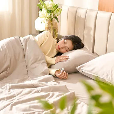 Bộ ga chun sợi gỗ thiên nhiên tencel Amando Aleena 5 chi tiết - Ảnh 8