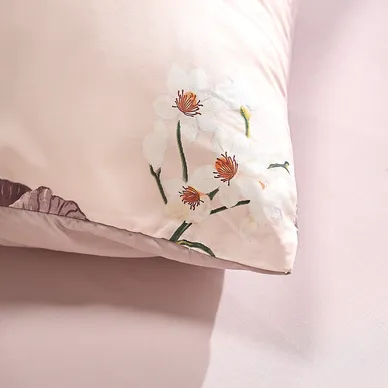 Bộ ga chun sợi gỗ thiên nhiên tencel Amando Aleena 5 chi tiết - Ảnh 34