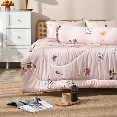 Bộ ga chun sợi gỗ thiên nhiên tencel Amando Aleena 5 chi tiết - Ảnh 11