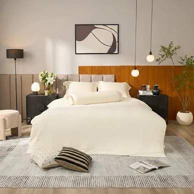 Bộ ga chun sợi gỗ thiên nhiên tencel Amando Aleena 4 chi tiết - Ảnh 77