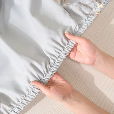 Bộ ga chun sợi gỗ thiên nhiên tencel Amando Aleena 4 chi tiết - Ảnh 21