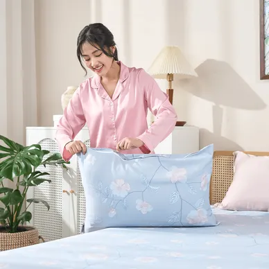 Bộ ga chun sợi gỗ thiên nhiên tencel Amando Aleena 4 chi tiết - Ảnh 56