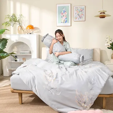 Bộ ga chun sợi gỗ thiên nhiên tencel Amando Aleena 4 chi tiết - Ảnh 20