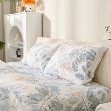 Bộ ga chun sợi gỗ thiên nhiên tencel Amando Aleena 4 chi tiết - Ảnh 5