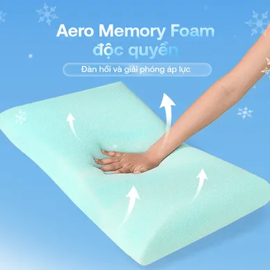 [BST Ngủ Mát] Gối foam iComfy Sofy Air Êm Mát Chống Nóng - Ảnh 4