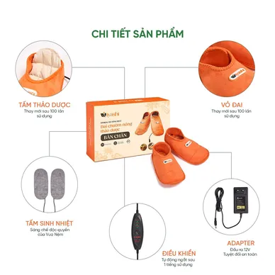 Iyashi Đai chườm thảo dược bàn chân - Ảnh 8