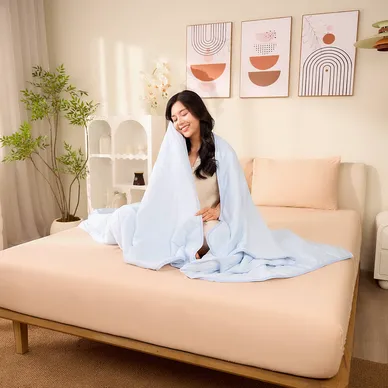 Chăn băng tuyết Amando Ice Silk mỏng nhẹ, giải nhiệt mùa hè - Ảnh 24