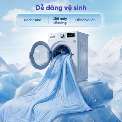 Chăn băng tuyết Amando Ice Silk mỏng nhẹ, giải nhiệt mùa hè - Ảnh 8