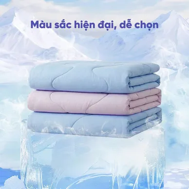 Chăn băng tuyết Amando Ice Silk mỏng nhẹ, giải nhiệt mùa hè - Ảnh 9