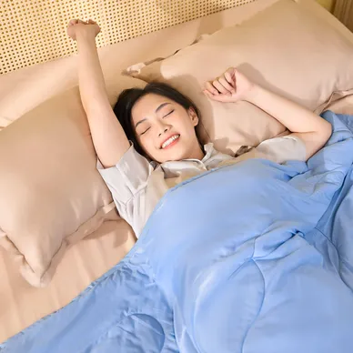 Chăn Amando Ice silk làm mát mỏng nhẹ (BST Ngủ Mát) - Ảnh 6