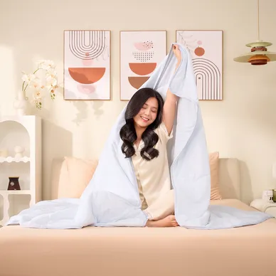 Chăn băng tuyết Amando Ice Silk mỏng nhẹ, giải nhiệt mùa hè - Ảnh 23