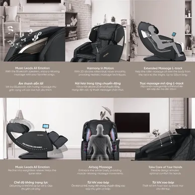 Ghế massage Ogawa Vogue-X giảm đau nhức cơ bắp, giải phóng các điểm căng cơ - Ảnh 4
