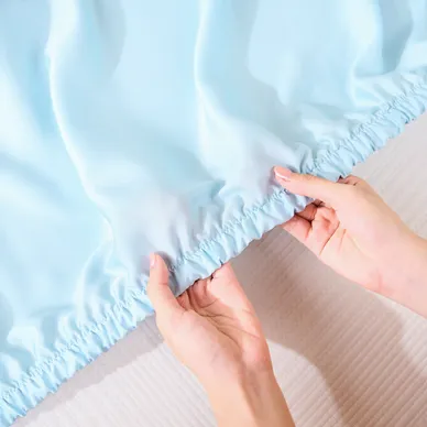 Bộ chăn ga chun sợi gỗ thiên nhiên Amando Jamila 5 chi tiết LC011 - Ảnh 12