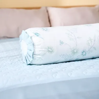 Bộ chăn ga chun sợi gỗ thiên nhiên Amando Jamila 5 chi tiết LC011 - Ảnh 10