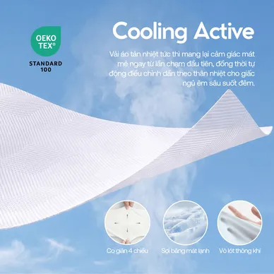 [BST Ngủ Mát] Nệm foam iComfy Coolax đa tầng thoáng mát, massage thư giãn dày 15cm - Ảnh 7