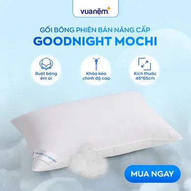Gối lông vũ nhân tạo Goodnight Mochi siêu êm chuẩn khách sạn 5 sao - Ảnh 3