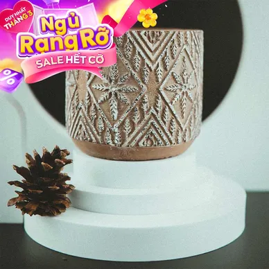 Hũ nến hoa tuyết - Ảnh 2