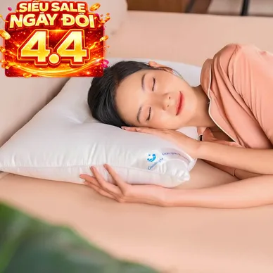 Gối lông vũ nhân tạo kiểu dáng định hình Goodnight Mochi - Ảnh 2