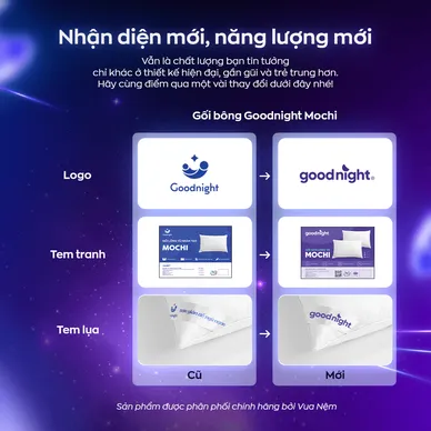 Gối lông vũ nhân tạo kiểu dáng định hình Goodnight Mochi - Ảnh 3