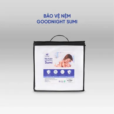 Ga chống thấm Goodnight Sumi mềm mại, kháng khuẩn, thông thoáng - Ảnh 6