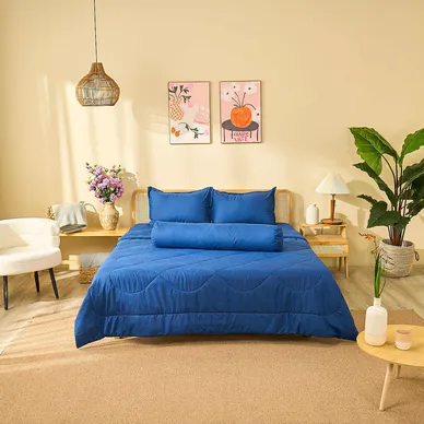 Bộ chăn ga chun Amando Rina 5 chi tiết thông thoáng, mềm mại - Ảnh 3