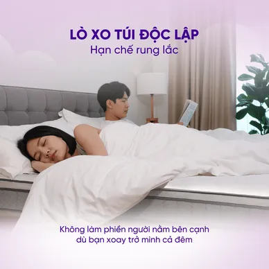 Nệm lò xo Goodnight SleepWave Hybrid (Sleep Wave 4.0) giảm tiếng ồn dày 20cm - Ảnh 7