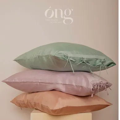 Vỏ gối tơ tằm Óng - Ảnh 2