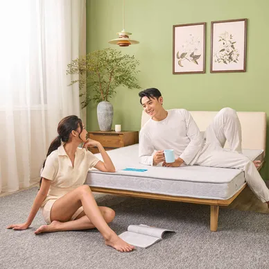 Nệm bông ép cao cấp Wonjun Pure Premium nâng đỡ vững chắc dày 12cm gấp 2 - Ảnh 7