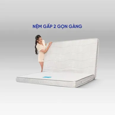 Nệm bông ép cao cấp Wonjun Pure Premium nâng đỡ vững chắc dày 12cm gấp 2 - Ảnh 12