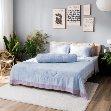 Bộ ga chun Lụa tencel cao cấp Amando Bliss 4 chi tiết mã TC006 - Ảnh 6