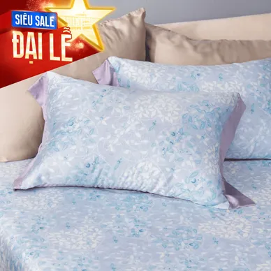 Bộ ga chun Lụa tencel cao cấp Amando Bliss 4 chi tiết mã TC006 - Ảnh 2