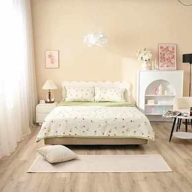 Bộ ga chun vỏ chăn Goodnight Bamboo mềm mại, điều hòa thân nhiệt - Ảnh 16