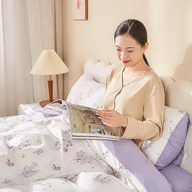 Bộ ga chun vỏ chăn Goodnight Bamboo mềm mại, điều hòa thân nhiệt - Ảnh 2