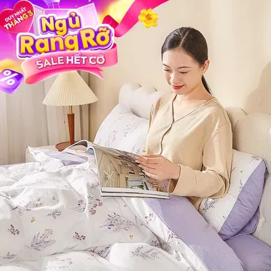 Bộ ga chun vỏ chăn Goodnight Bamboo mềm mại, điều hòa thân nhiệt - Ảnh 2