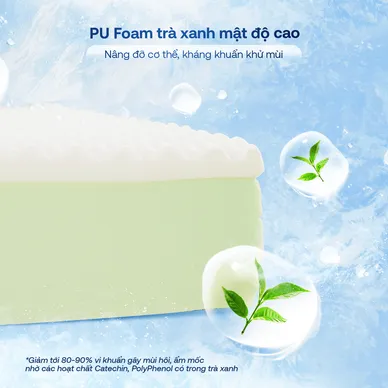 [BST Ngủ Mát] Nệm foam iComfy Coolax Plus Băng Lạnh Đa Tầng Dày 20cm - Ảnh 7