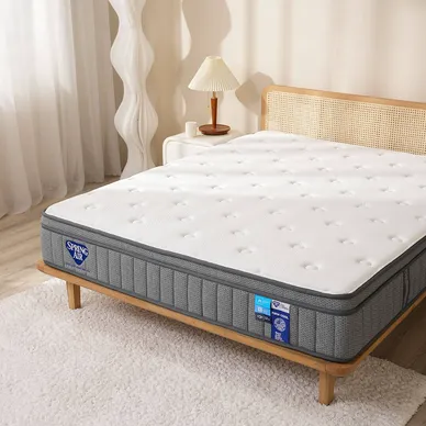 Nệm lò xo Spring Air Back Supporter Firm Cool nâng đỡ làm mát dày 26cm - Ảnh 15