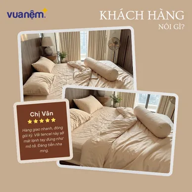 Bộ ga chun chần + chăn chần 5 món Amando Wellness Tencel Luxe, mềm mại, mịn mướt, thoáng mát vượt trội - Ảnh 21