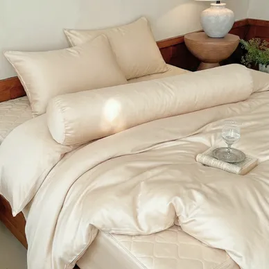 Bộ ga chun chần + chăn chần 5 món Amando Wellness Tencel Luxe, mềm mại, mịn mướt, thoáng mát vượt trội - Ảnh 17